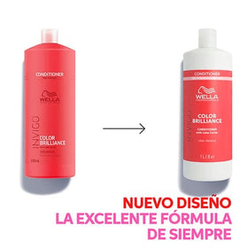 Invigo Acondicionador Wella Invigo - Acondicionador COLOR BRILLIANCE cabello teñido grueso 1000 ml Roberta Beauty Club Tienda Online Productos de Peluqueria