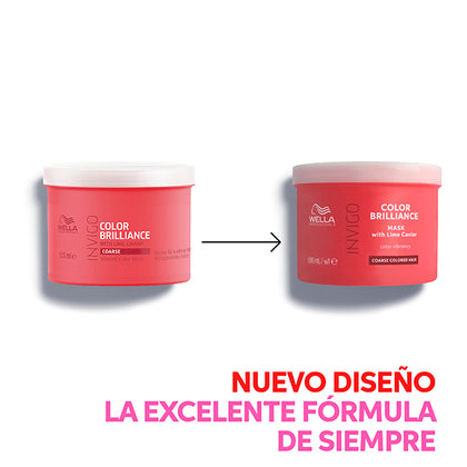 Invigo Mascarilla Capilar Wella Invigo - Mascarilla COLOR BRILLIANCE cabello teñido grueso 500 ml Roberta Beauty Club Tienda Online Productos de Peluqueria