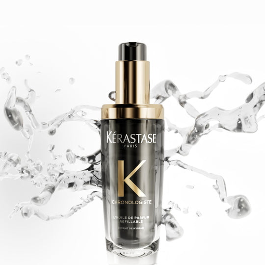 KÉRASTASE Aceite Capilar KERASTASE CHRONOLOGISTE Huile de Parfum Recargable 75ml Roberta Beauty Club Tienda Online Productos de Peluqueria