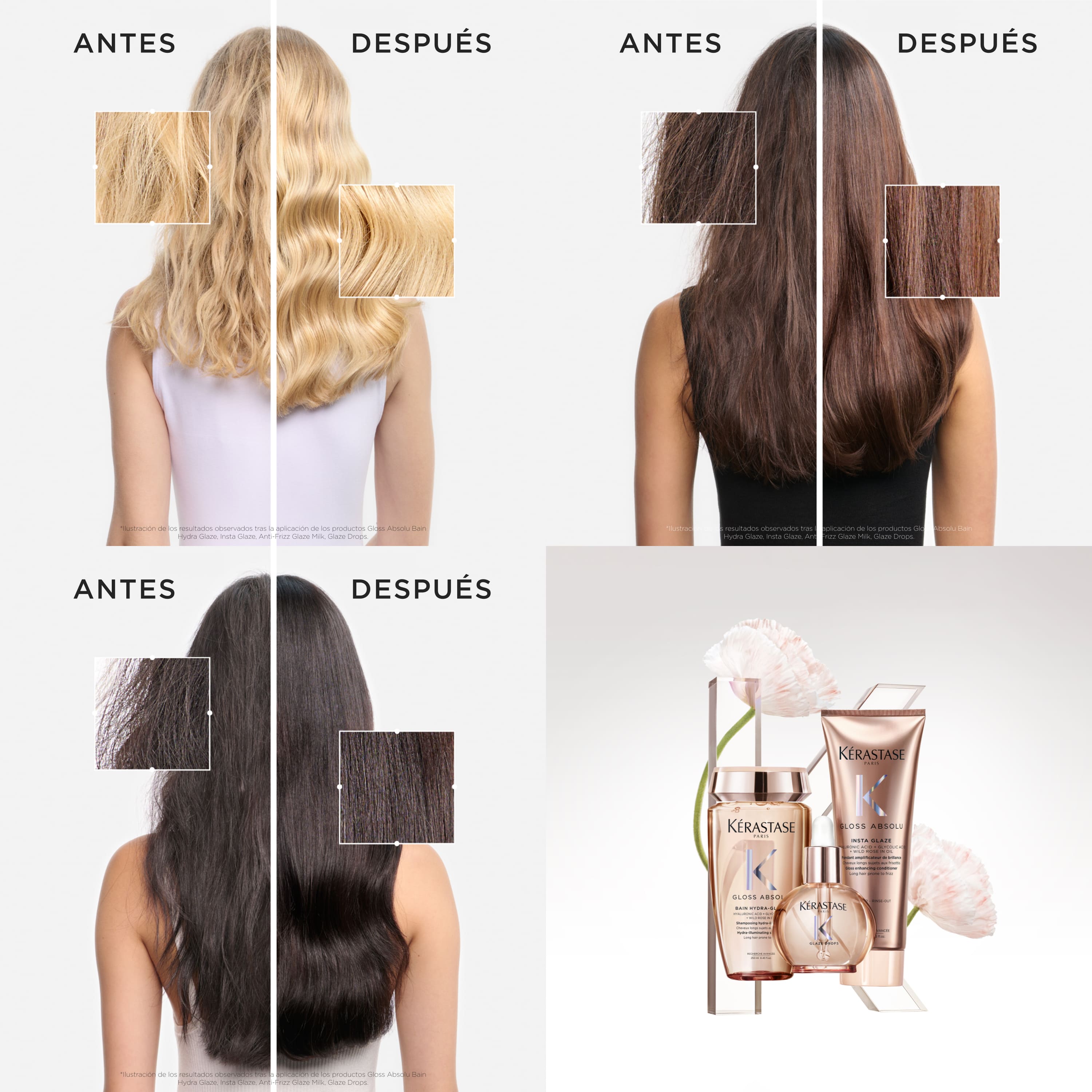 KÉRASTASE Champú KERASTASE Champú Bain Hydra-Glaze 250 ml Roberta Beauty Club Tienda Online Productos de Peluqueria