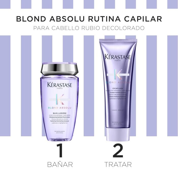 KÉRASTASE Champú KERASTASE Cofre BLOND ABSOLU Champú 250ml + Acondicionador 250ml Roberta Beauty Club Tienda Online Productos de Peluqueria