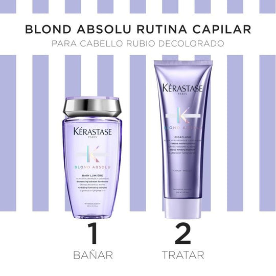 KÉRASTASE Champú KERASTASE Cofre BLOND ABSOLU Champú 250ml + Acondicionador 250ml Roberta Beauty Club Tienda Online Productos de Peluqueria