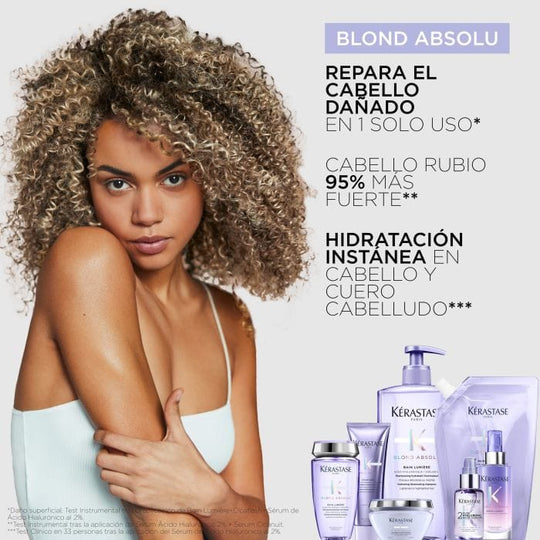 KÉRASTASE Champú KERASTASE Cofre BLOND ABSOLU Champú 250ml + Acondicionador 250ml Roberta Beauty Club Tienda Online Productos de Peluqueria