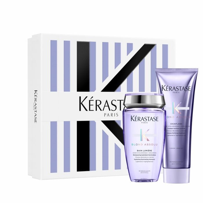 KÉRASTASE Champú KERASTASE Cofre BLOND ABSOLU Champú 250ml + Acondicionador 250ml Roberta Beauty Club Tienda Online Productos de Peluqueria