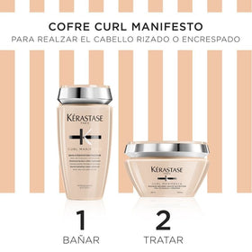 KÉRASTASE Champú KERASTASE Cofre Curl Manifesto Champú 250ml + Mascarilla 200mL Roberta Beauty Club Tienda Online Productos de Peluqueria