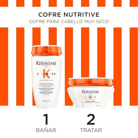 KÉRASTASE Champú KERASTASE Cofre NUTRITIVE Champú 250ml + Mascarilla 200mL Roberta Beauty Club Tienda Online Productos de Peluqueria