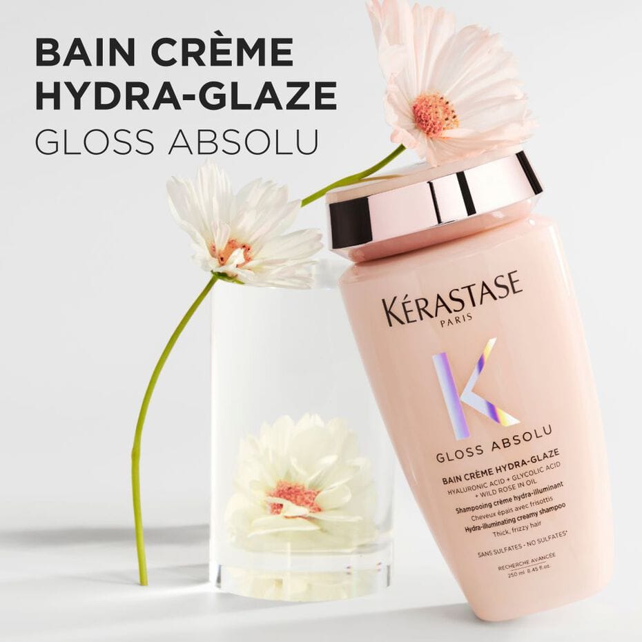 KÉRASTASE Champú KERASTASE GLOSS ABSOLU Champú Bain Crème Hydra-Glaze 250 ml Roberta Beauty Club Tienda Online Productos de Peluqueria