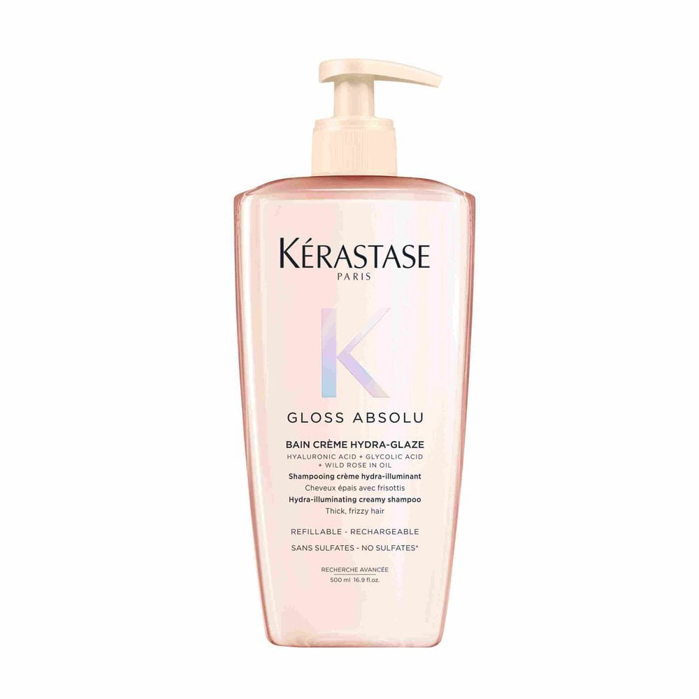 KÉRASTASE Champú KERASTASE GLOSS ABSOLU Champú Bain Crème Hydra-Glaze 500 ml Roberta Beauty Club Tienda Online Productos de Peluqueria