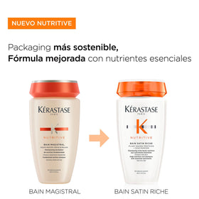 KÉRASTASE Champú KERASTASE NUTRITIVE Bain Satin Riche Champú 250ml Roberta Beauty Club Tienda Online Productos de Peluqueria