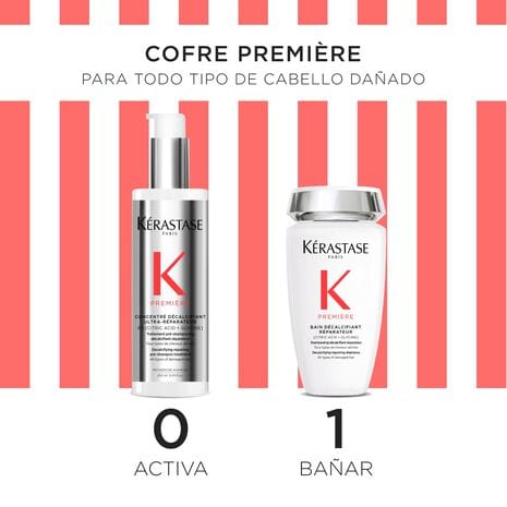 KÉRASTASE Champú KERASTASE PREMIERE Préchampú descalcificante 250ml + Champú 250ml Roberta Beauty Club Tienda Online Productos de Peluqueria