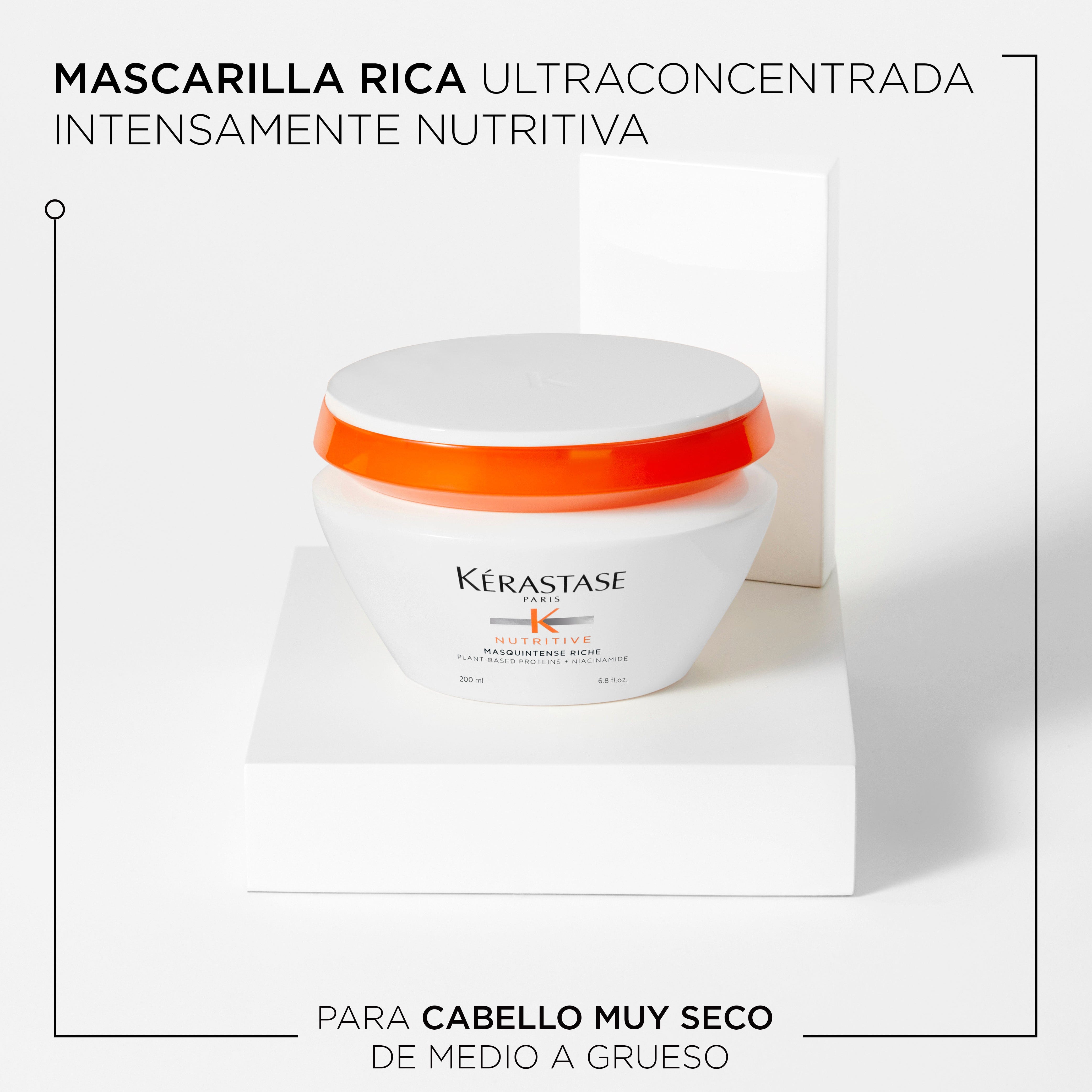 KÉRASTASE Mascarilla Capilar KERASTASE NUTRITIVE Masquintense Riche Mascarilla 200ml Roberta Beauty Club Tienda Online Productos de Peluqueria