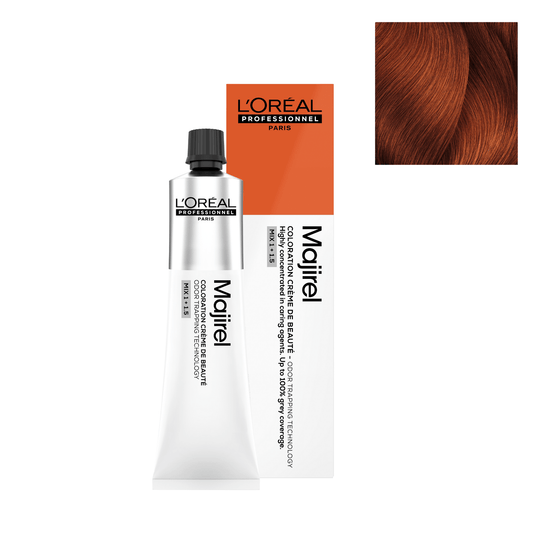 L'Oréal Professionnel Hair Color Tinte Majirel 6.46 - 60ml | Rubio Oscuro Cobrizo Rojizo - L'Oréal Professionnel Roberta Beauty Club Tienda Online Productos de Peluqueria