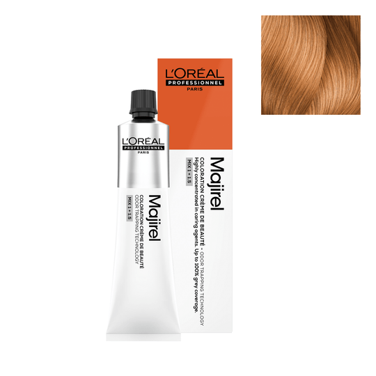 L'Oréal Professionnel Hair Color Tinte Majirel 8.04 - 60ml | Rubio Claro Ligero Cobrizo - L'Oréal Professionnel Roberta Beauty Club Tienda Online Productos de Peluqueria