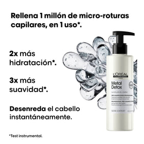 L'Oréal Professionnel Tratamiento Tratamiento Pre-Champú Metal Detox 250ml Roberta Beauty Club Tienda Online Productos de Peluqueria