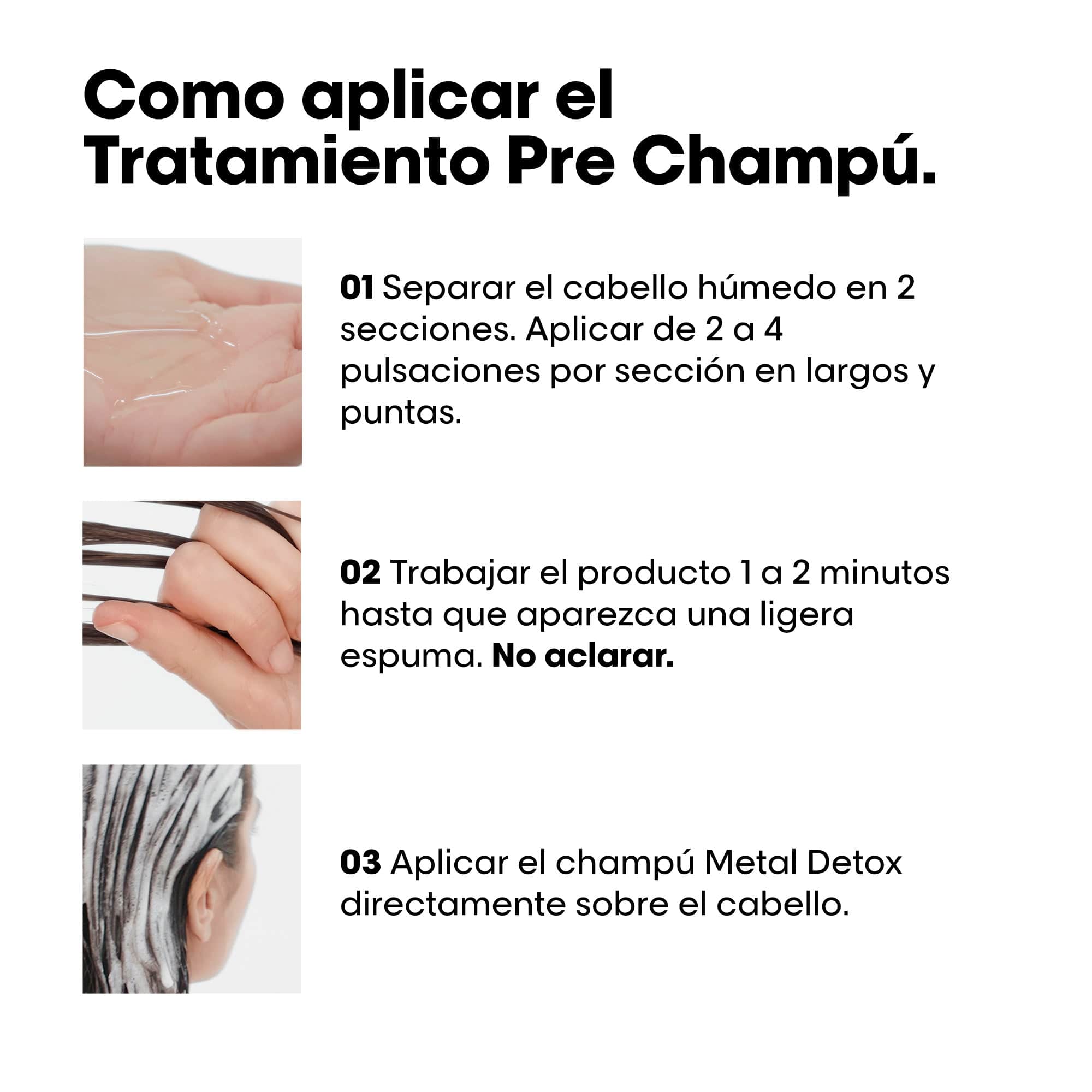 L'Oréal Professionnel Tratamiento Tratamiento Pre-Champú Metal Detox 250ml Roberta Beauty Club Tienda Online Productos de Peluqueria