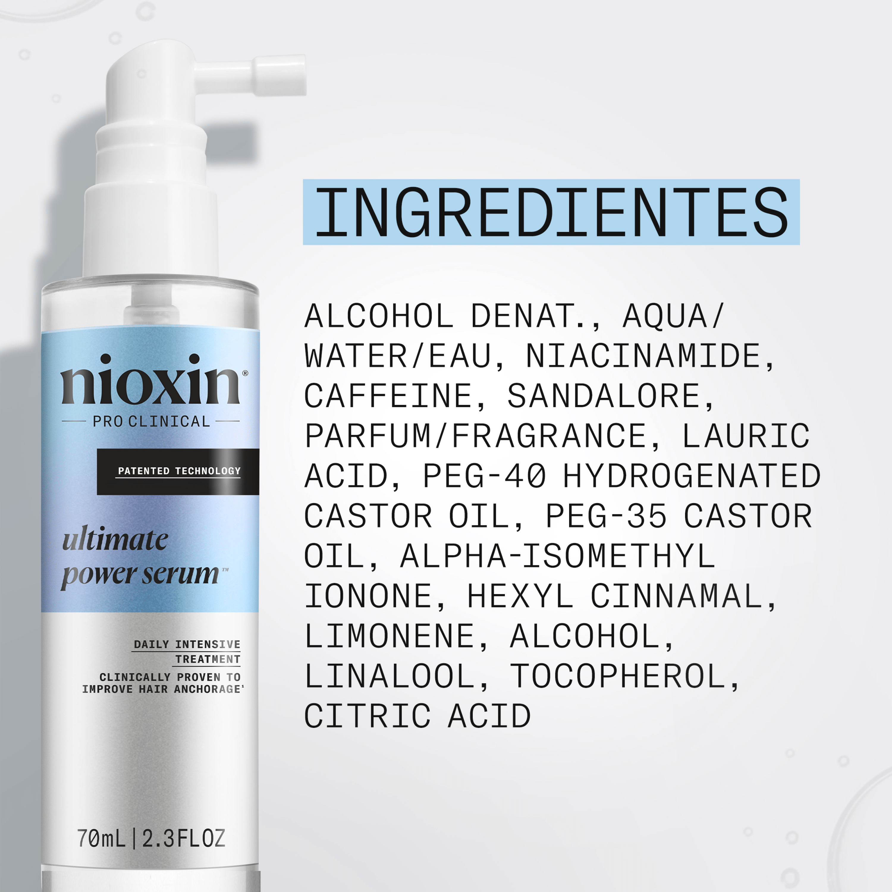 Nioxin Tratamiento INTENSIVE DAY TREATMENT Anti Hair Loss Serum 70ml Roberta Beauty Club Tienda Online Productos de Peluqueria