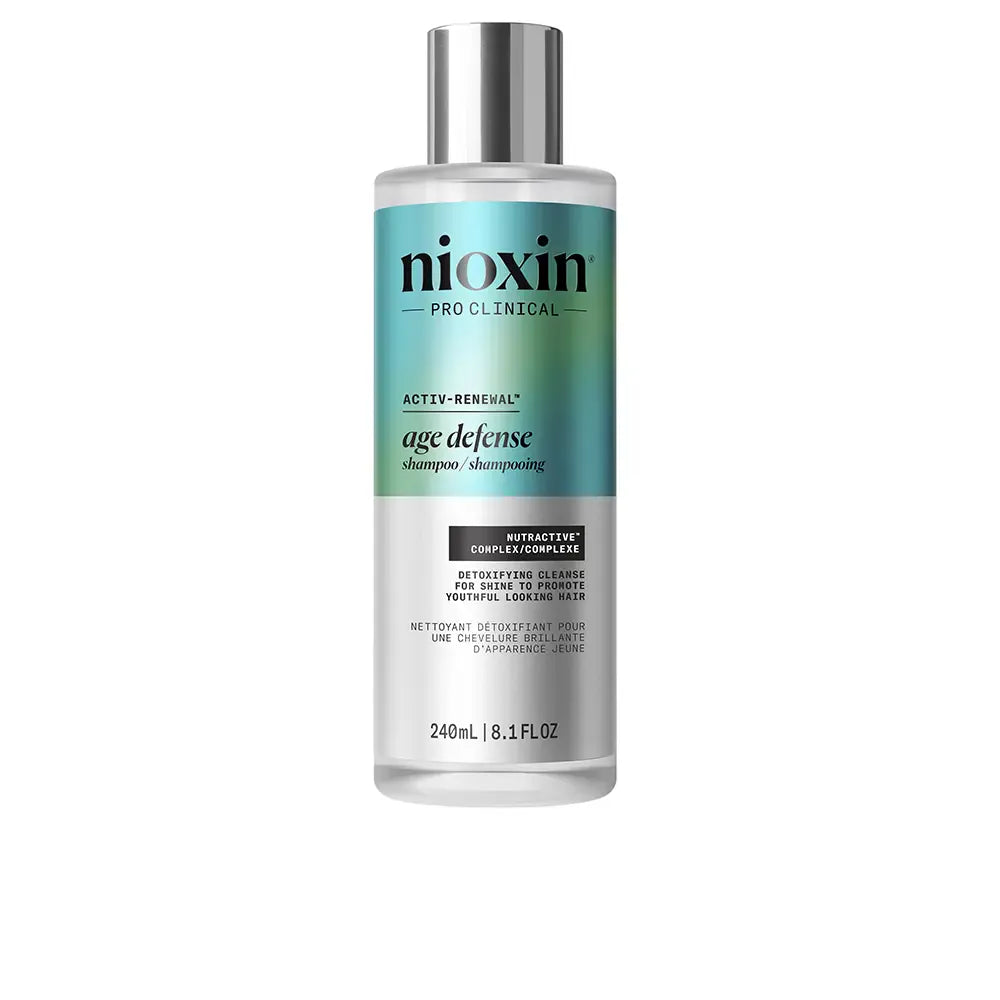 Nioxin Tratamiento Nioxin AGE DEFENSE Champú Anti Envejecimiento 240ml Roberta Beauty Club Tienda Online Productos de Peluqueria