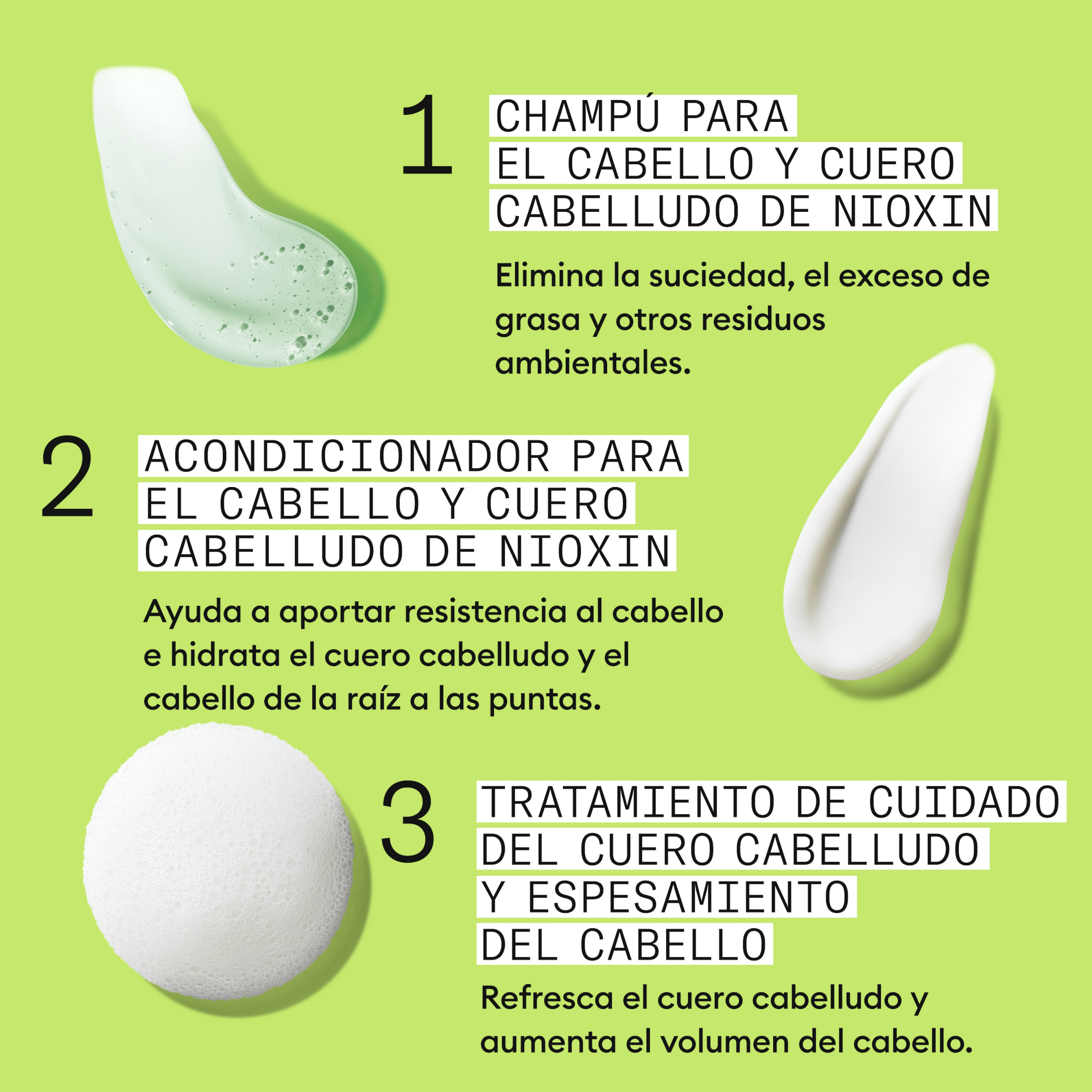 Nioxin Tratamiento SYSTEM Kit 2 Champú 150ml + Acondicionador 150ml + Tratamiento 50ml Roberta Beauty Club Tienda Online Productos de Peluqueria