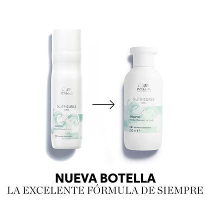 Nutricurls Champú Wella NUTRICURLS Shampoo Curls 250ml Roberta Beauty Club Tienda Online Productos de Peluqueria