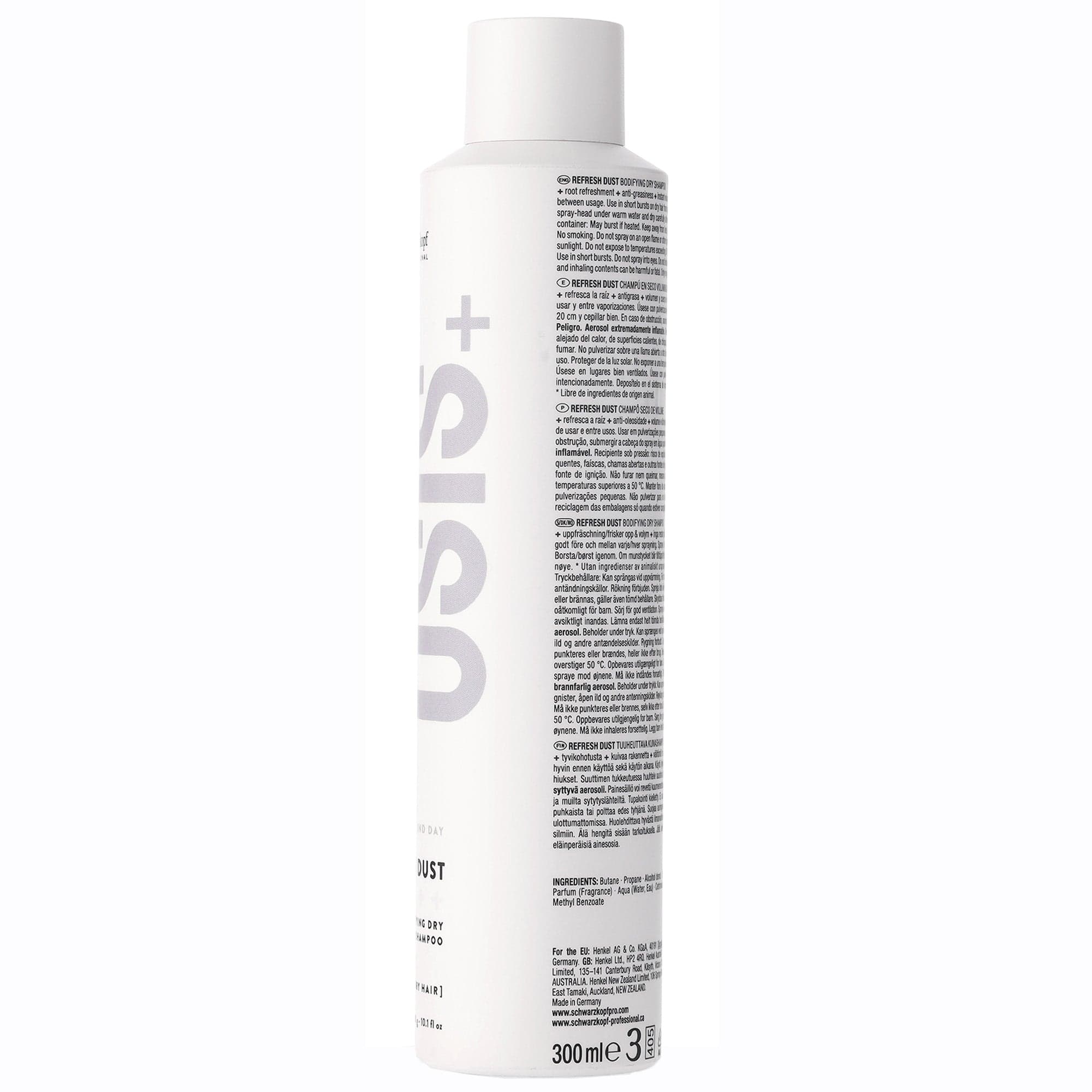 Osis Nuevo Champú en Seco OSiS Refresh Dust Champú en Seco 300ml Roberta Beauty Club Tienda Online Productos de Peluqueria