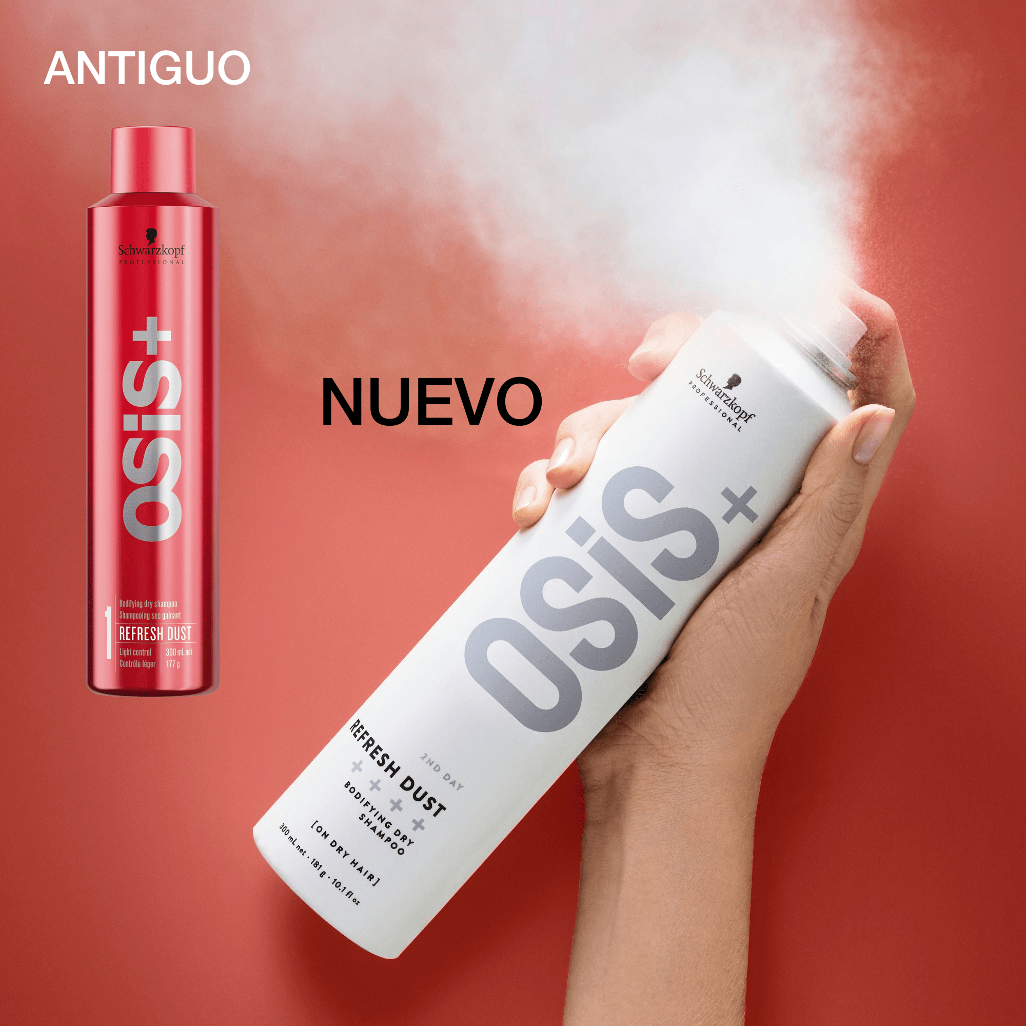 Osis Nuevo Champú en Seco OSiS Refresh Dust Champú en Seco 300ml Roberta Beauty Club Tienda Online Productos de Peluqueria