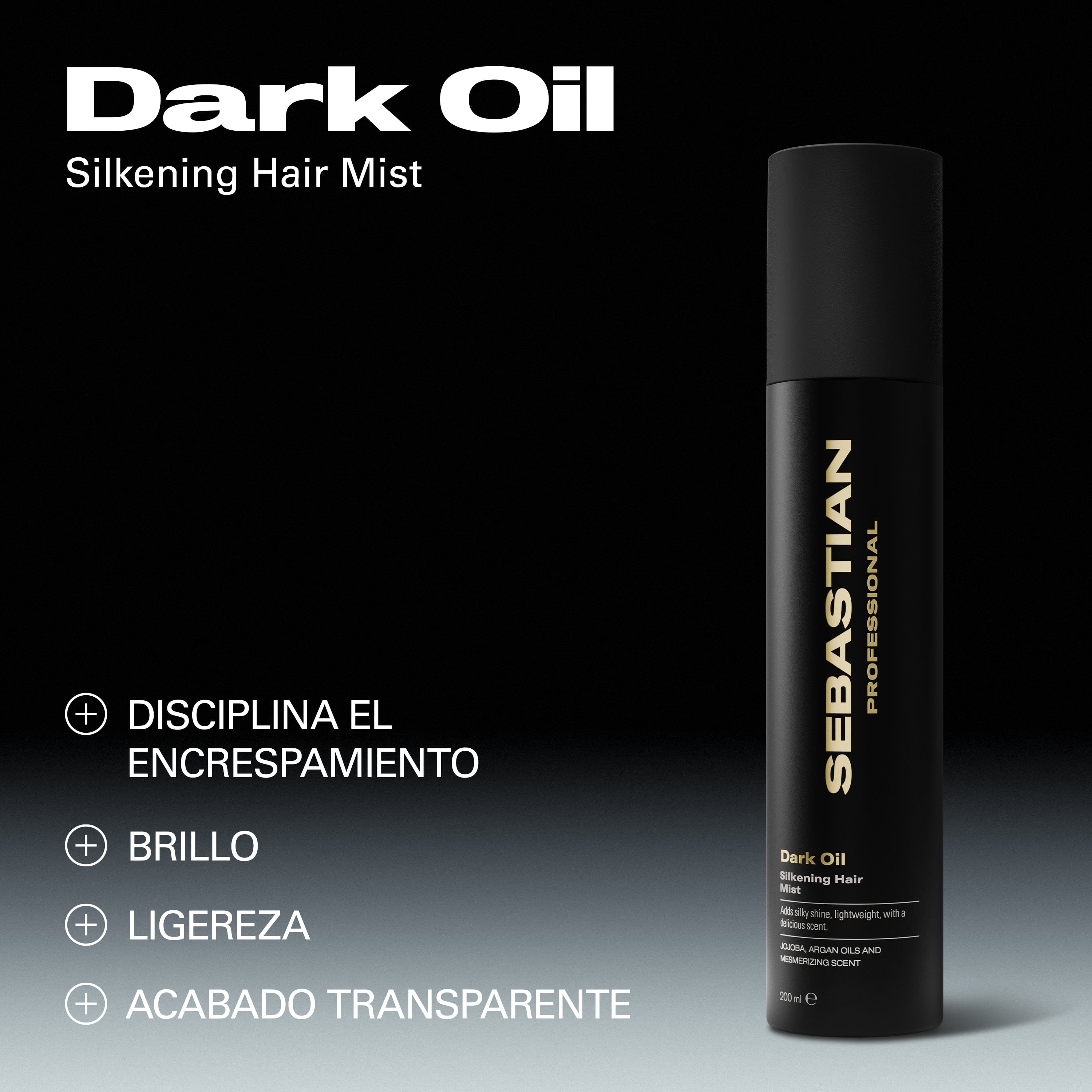 Sebastian Aceite Capilar Sebastian Professional Dark Oil Spray 200ml Roberta Beauty Club Tienda Online Productos de Peluqueria