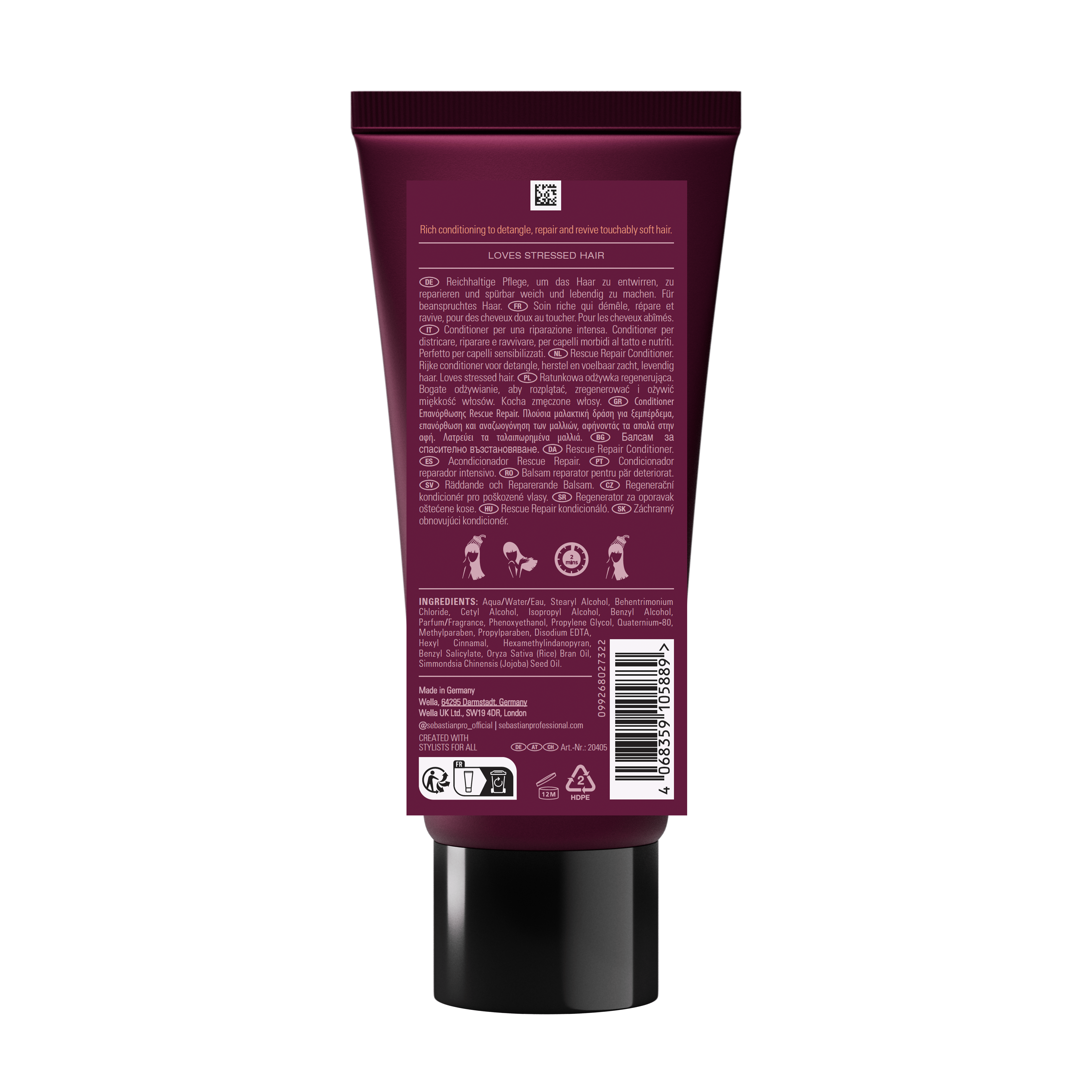 Sebastian Acondicionador Sebastian Professional Penetraitt Acondicionador 200ml Roberta Beauty Club Tienda Online Productos de Peluqueria