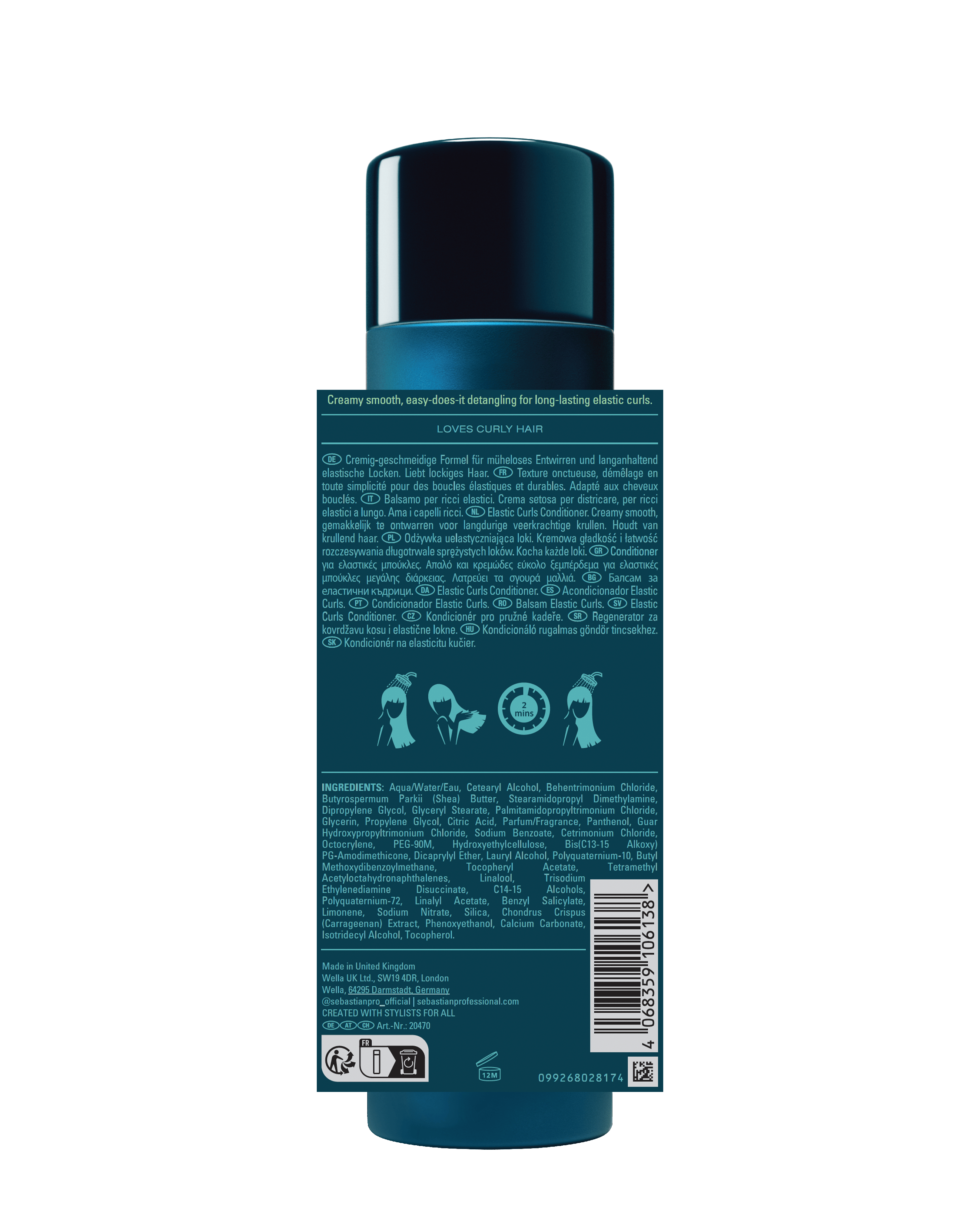 Sebastian Acondicionador Sebastian Professional Twisted Acondicionador 1000ml Roberta Beauty Club Tienda Online Productos de Peluqueria