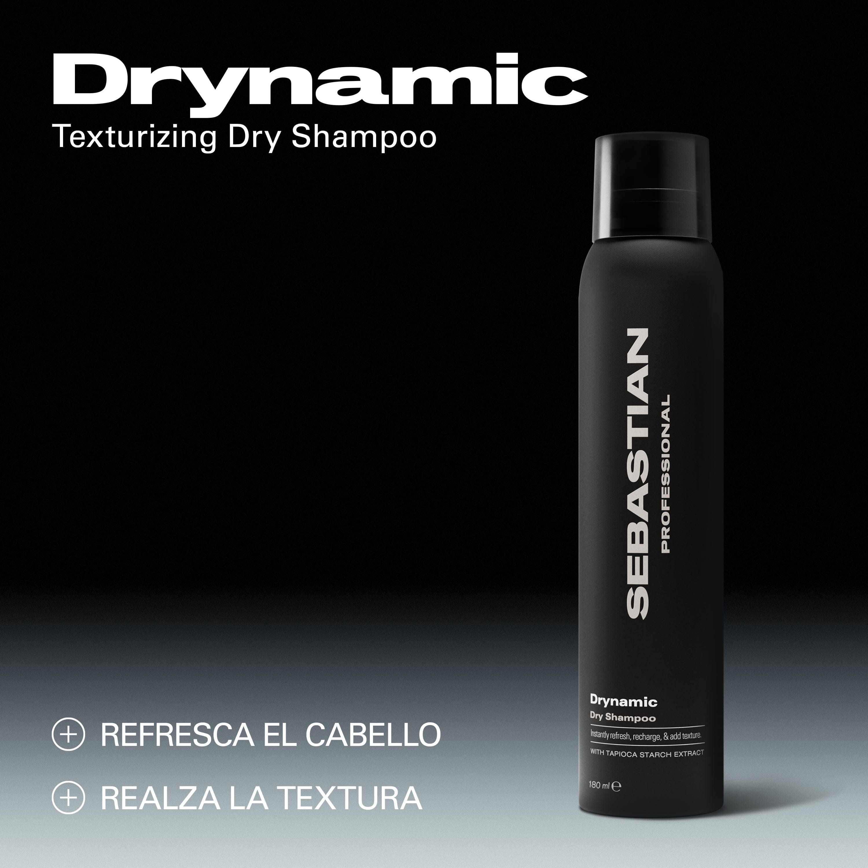 Sebastian Champú reparador Sebastian Professional Dynamic+ Champú en Seco 180ml Roberta Beauty Club Tienda Online Productos de Peluqueria
