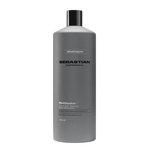 Sebastian Champú reparador Sebastian Professional Multitasker Champú 3-en-1 1000ml Roberta Beauty Club Tienda Online Productos de Peluqueria