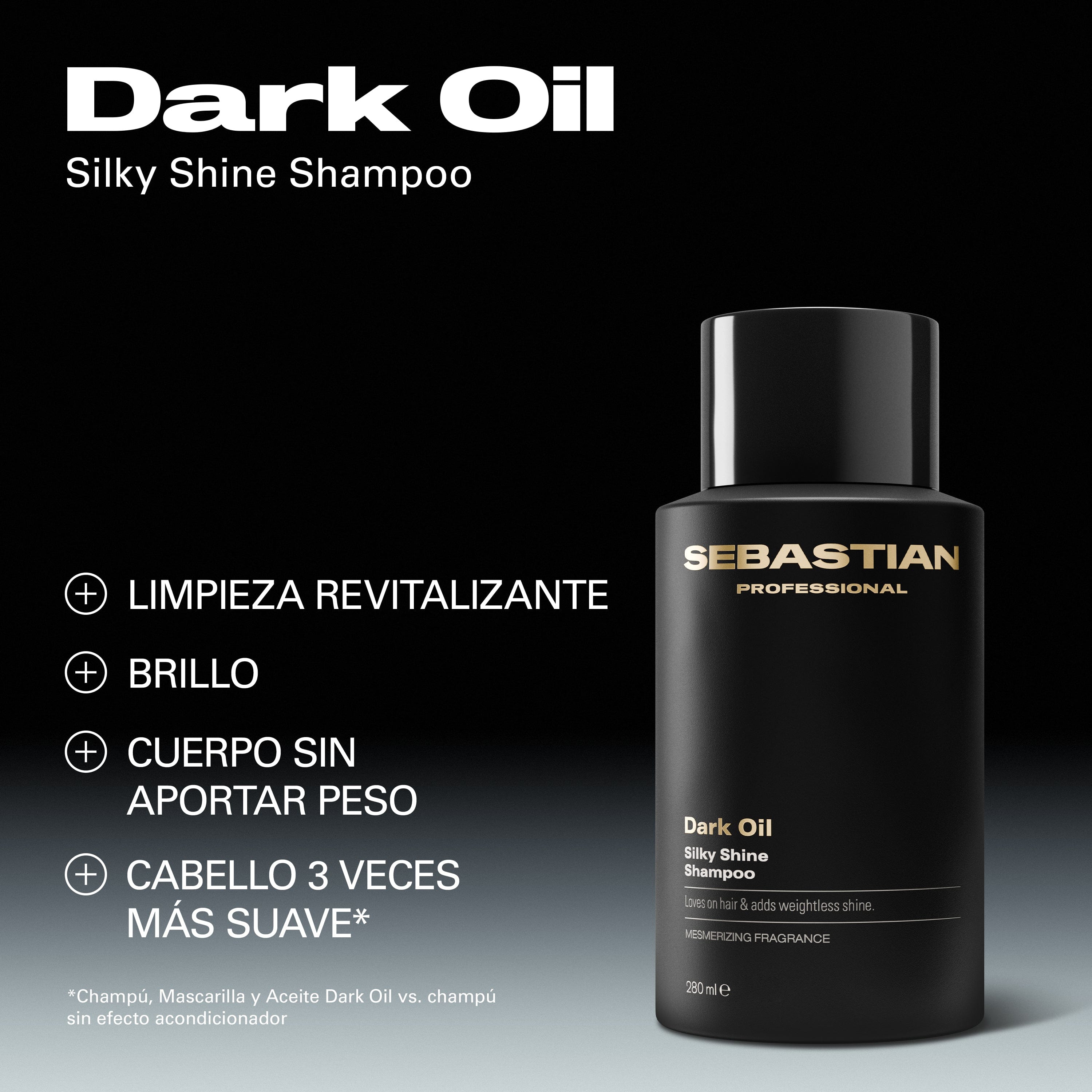 Sebastian Champú Sebastian Professional Dark Oil Champú 1000ml Roberta Beauty Club Tienda Online Productos de Peluqueria