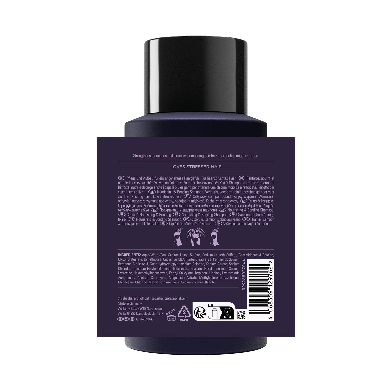 Sebastian Champú Sebastian Professional No.Breaker Champú 280ml Roberta Beauty Club Tienda Online Productos de Peluqueria