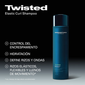 Sebastian Champú Sebastian Professional Twisted Champú 250ml Roberta Beauty Club Tienda Online Productos de Peluqueria