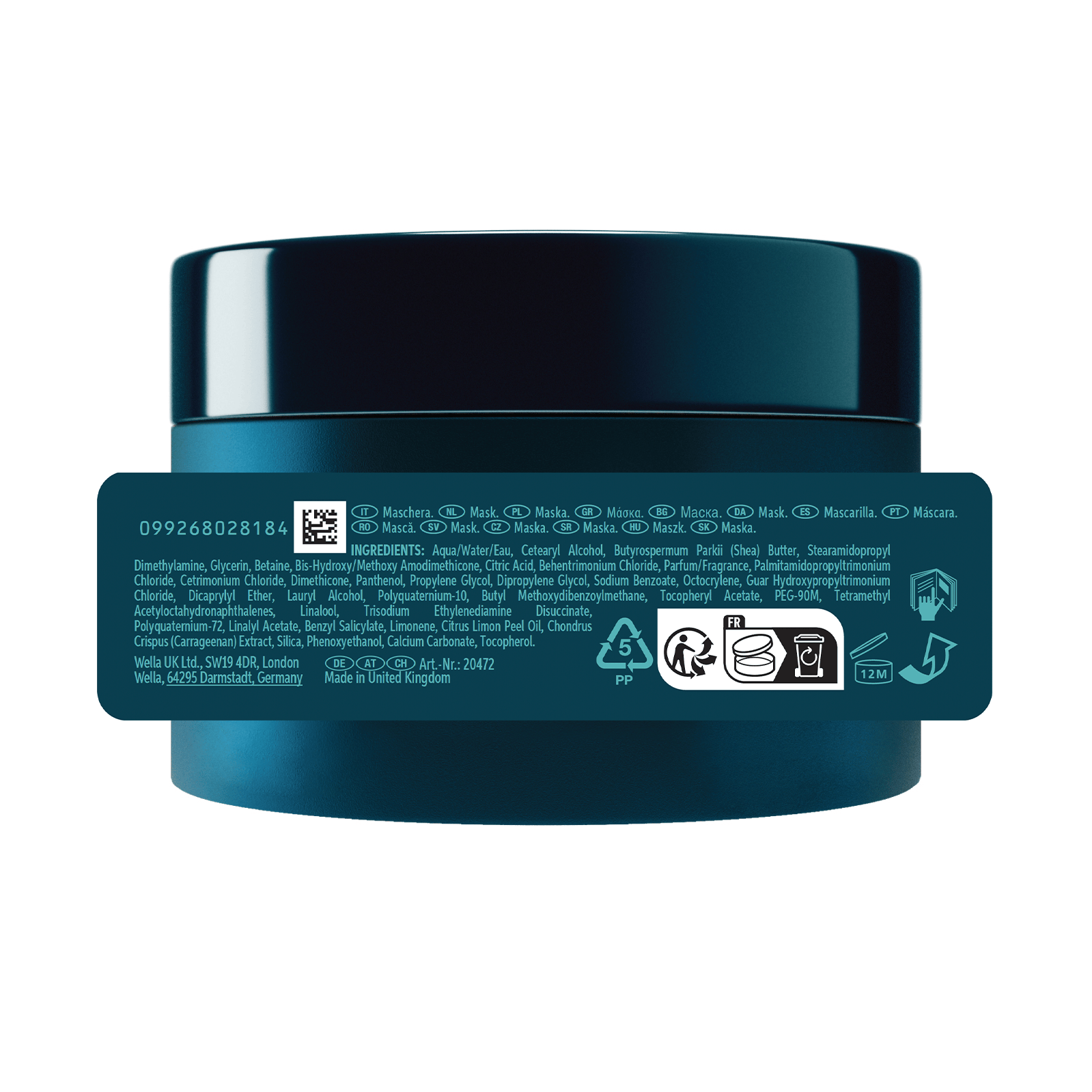 Sebastian Mascarilla Sebastian Professional Twisted Mascarilla 500ml Roberta Beauty Club Tienda Online Productos de Peluqueria