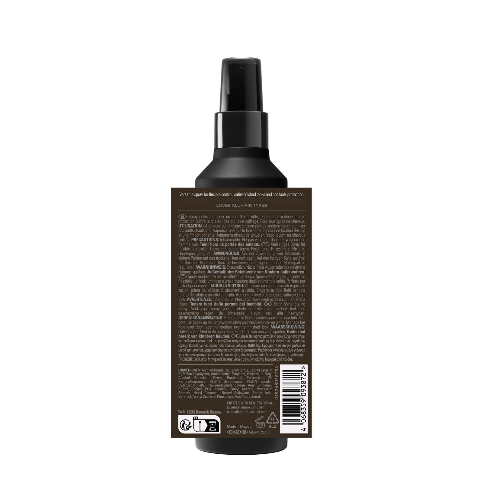 Sebastian Protector Térmico Sebastian Professional Shine Define Spray 200ml Roberta Beauty Club Tienda Online Productos de Peluqueria
