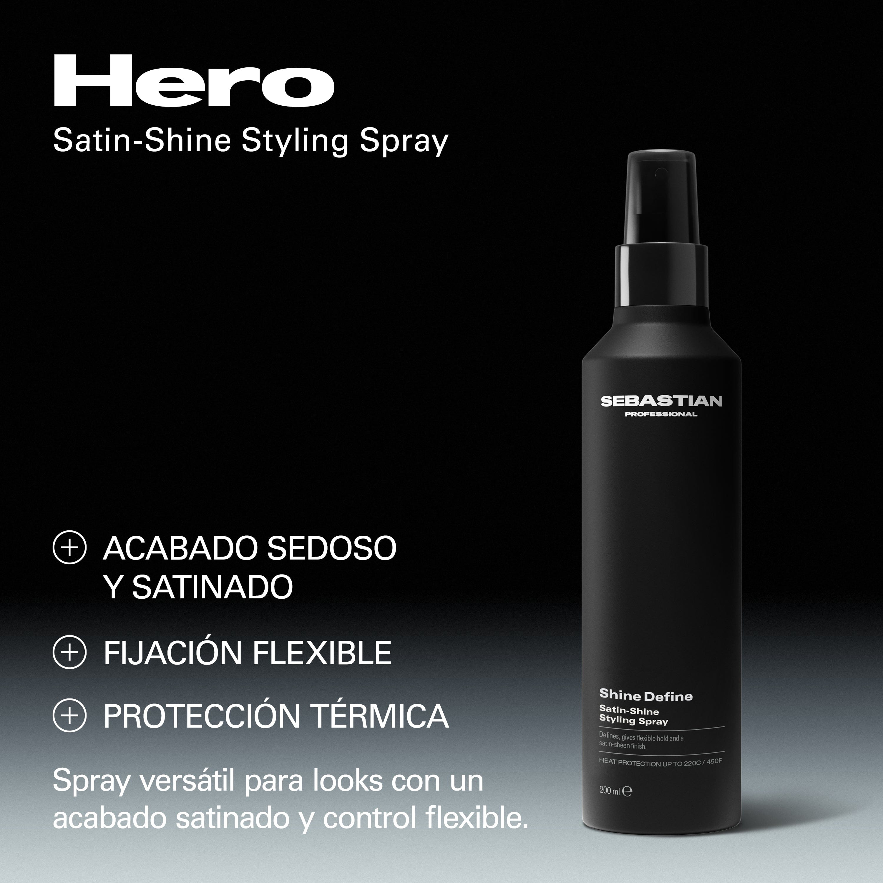 Sebastian Protector Térmico Sebastian Professional Shine Define Spray 200ml Roberta Beauty Club Tienda Online Productos de Peluqueria