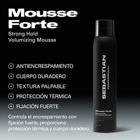 Sebastian Styling Sebastian Professional Mousse Espuma 200ml Roberta Beauty Club Tienda Online Productos de Peluqueria