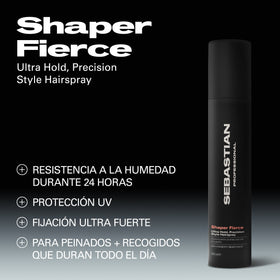 Sebastian Styling Sebastian Professional Shaper Fierce Laca Moldeable 300ml Roberta Beauty Club Tienda Online Productos de Peluqueria