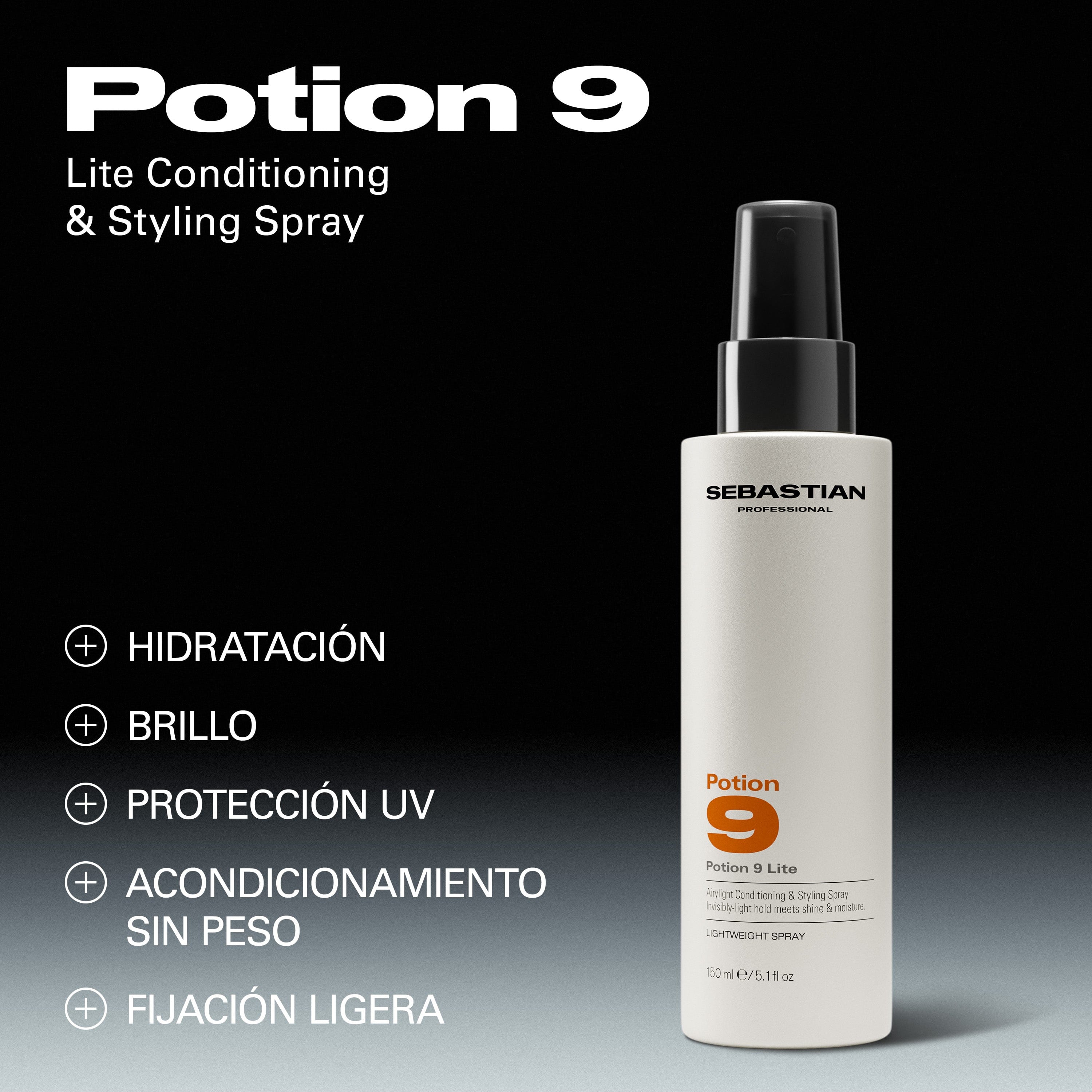 Sebastian Tratamiento Sebastian Professional Potion 9 Lite Tratamiento de Peinado 150ml Roberta Beauty Club Tienda Online Productos de Peluqueria