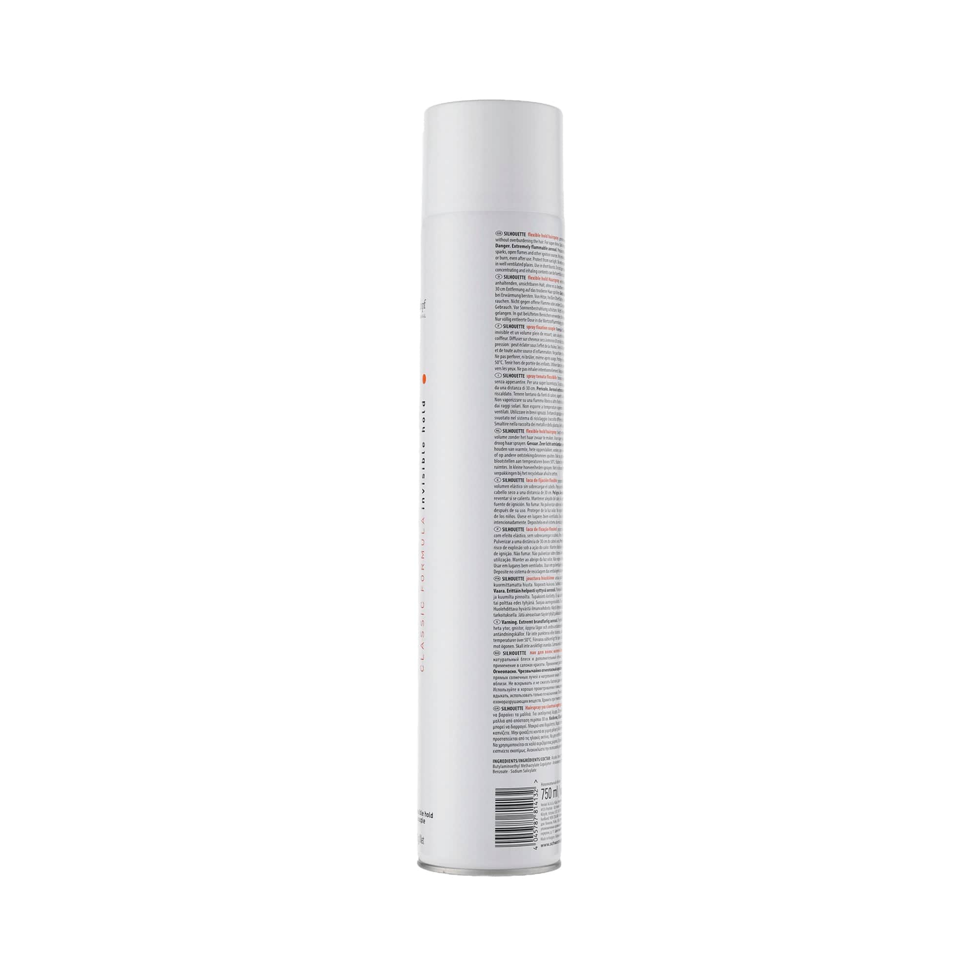 Silhouette Styling SILHOUETTE FLEXIBLE HOLD Laca 750ml Roberta Beauty Club Tienda Online Productos de Peluqueria