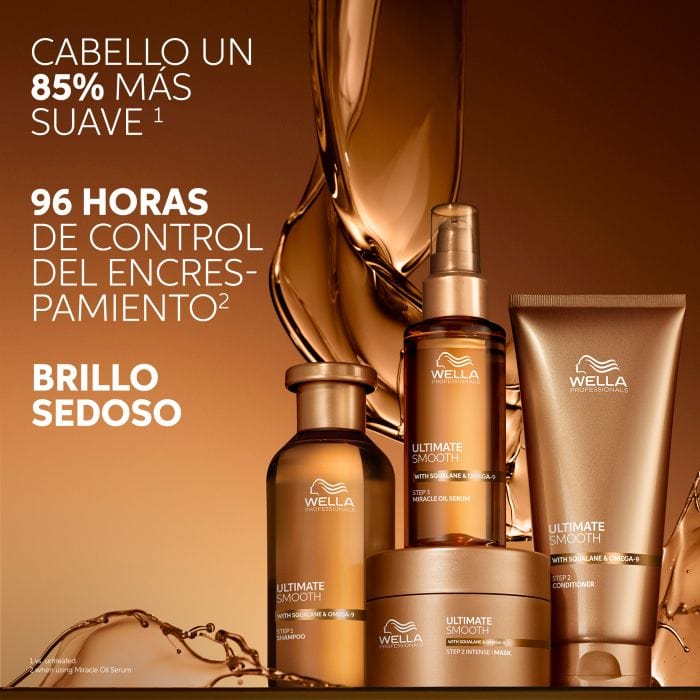 Wella Champú Wella Champú ULTIMATE SMOOTH antiencrespamiento 250 ml Roberta Beauty Club Tienda Online Productos de Peluqueria