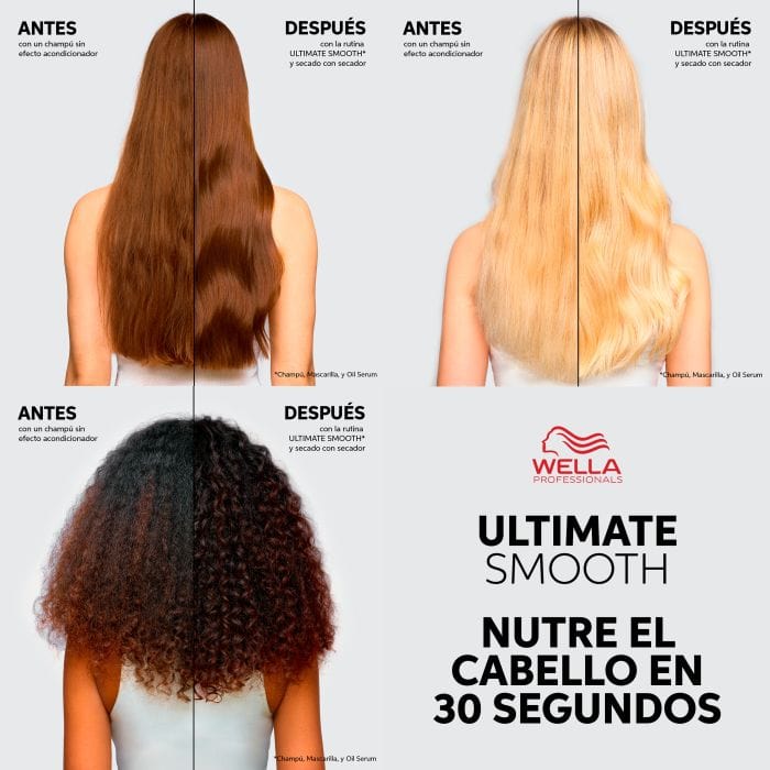 Wella Champú Wella Champú ULTIMATE SMOOTH antiencrespamiento 250 ml Roberta Beauty Club Tienda Online Productos de Peluqueria