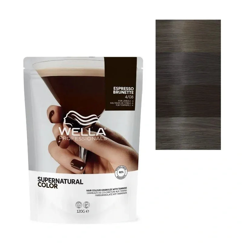Wella Hair Color Wella Supernatural Espresso Brunette 4/08 120 g Roberta Beauty Club Tienda Online Productos de Peluqueria