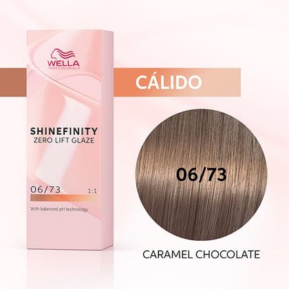 Wella Tinte Shinefinity Wella 06/73 Rubio Oscuro Marrón Dorado-60ML Roberta Beauty Club Tienda Online Productos de Peluqueria