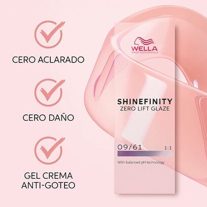 Wella Tinte Shinefinity Wella 09/13 Rubio Muy Claro Ceniza Dorado -60ML Roberta Beauty Club Tienda Online Productos de Peluqueria