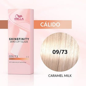 Wella Tinte Shinefinity Wella 09/73 Rubio Muy Claro Marrón Dorado -60ML Roberta Beauty Club Tienda Online Productos de Peluqueria