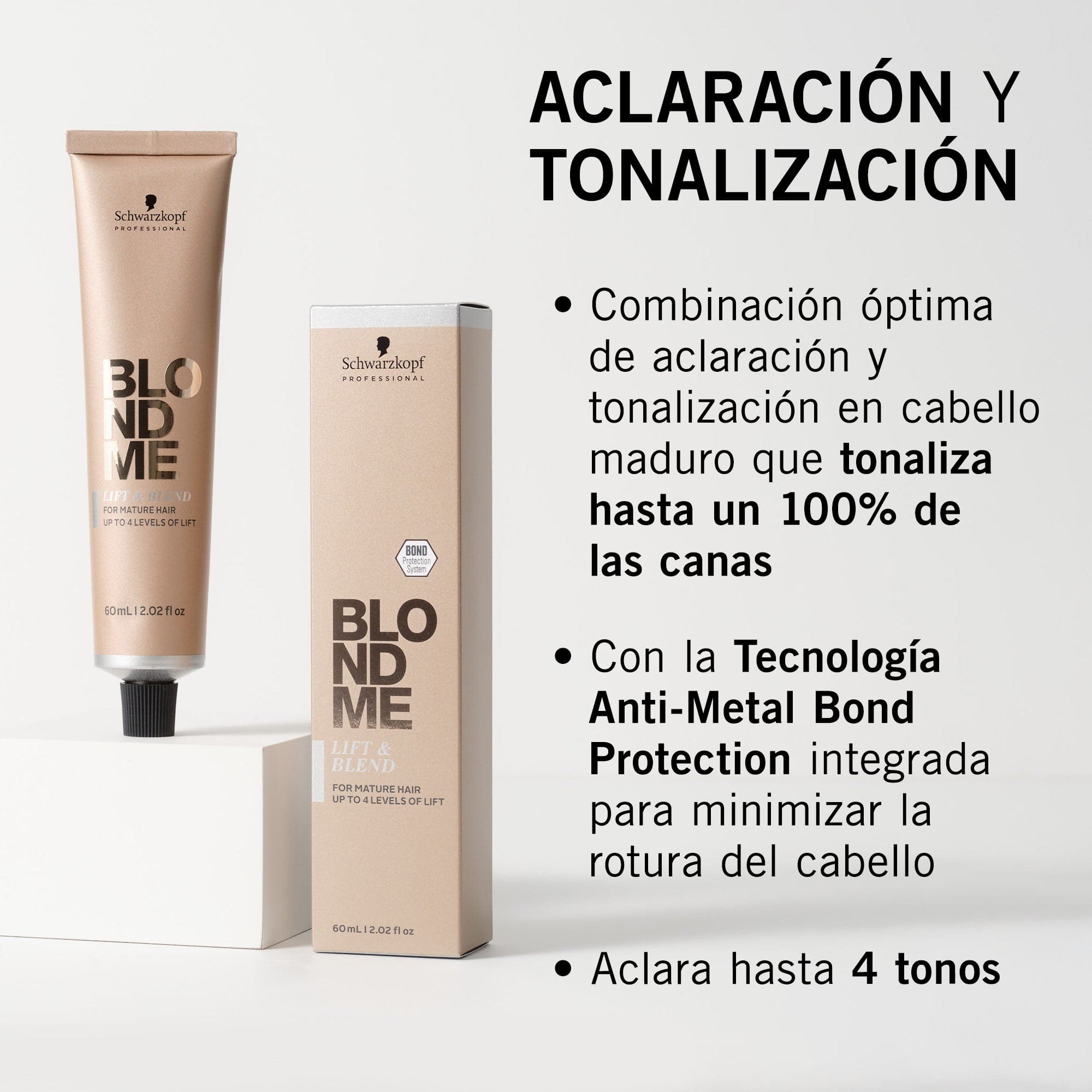 BLONDME Aclarante y Cobertura de Canas BLONDME Aclaración y Tonalización Hielo Irisado 60 ml Roberta Beauty Club Tienda Online Productos de Peluqueria