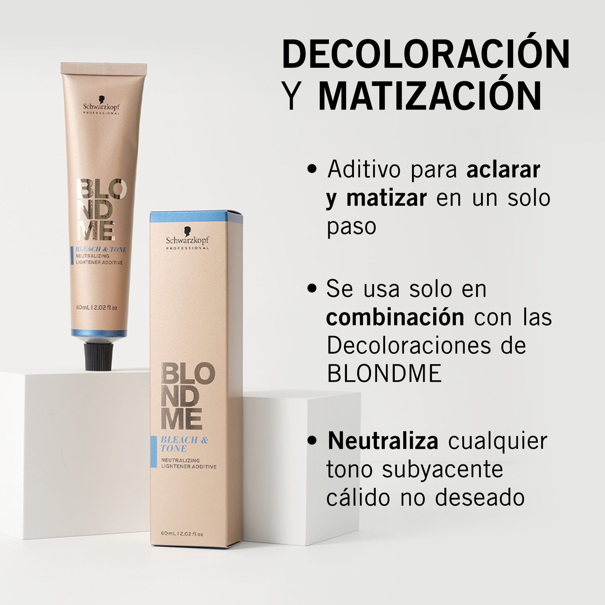 BLONDME Decoloración BLONDME Decoloración y Matización Aditivo Ceniza 60 ml Roberta Beauty Club Tienda Online Productos de Peluqueria