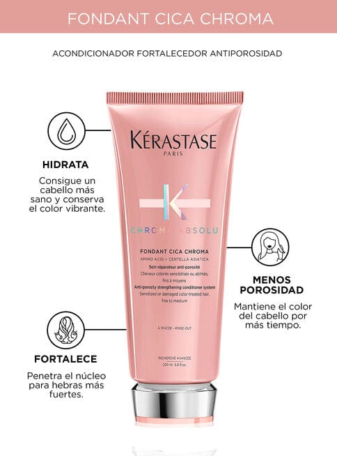 Kérastase Acondicionador Fondant Cica Chroma 200ml Roberta Beauty Club