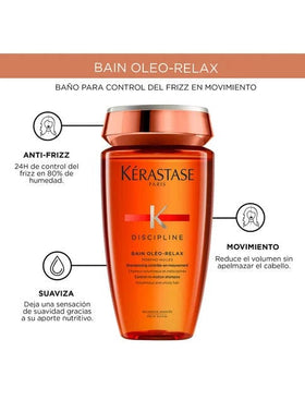 KÉRASTASE Champú DISCIPLINE Oléo Relax Champú 250 Ml Roberta Beauty Club